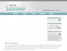 Tablet Screenshot of daytonsacredharp.org